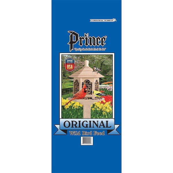 Prince Wild Bird Seed 40 lbs Original Wild Bird Feed Blue Bag, Blue PR395924 - main